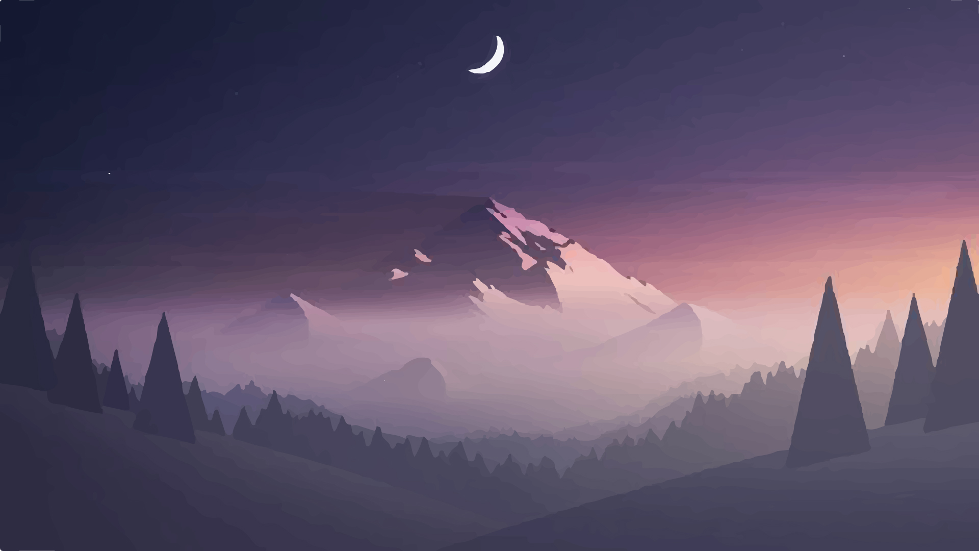 Illustration design showcasing geometric shapes